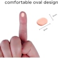 Miniatyrbilde 3 av 5: Nese pads for briller, 20 par myke skum nese pads, selvklebende anti-skli myke skum briller nese pads hudfarge/1mm