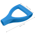 Miniatyrbillede 2 af 5: D-spade håndtag indvendig diameter på 3,2 cm/1,26\" erstatnings spade håndtag i plast til gravning og oprivning (lyseblå)