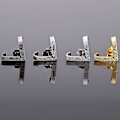 Miniatyrbillede 4 af 5: Sort 925 sterlingsølv herre øreringe studs usædvanlig unik valentinsdagsgave til mænd øreringe herre smykker gave til ham