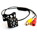 Miniatyrbillede 1 af 3: HD CCD 8 LED Bakkamera 170 Natkamera Mini Backup Kamera 12V DC (Foran Eller Bag)