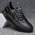Miniatyrbilde 3 av 5: Herre fritidssko skinnsko skatesko Frc928 Black EU 39