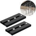 Miniatyrbilde 4 av 5: Famkit 2 stk. Vinglassholder i plast for under skap, vinglasshenger