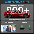 Miniatyrbild 6 av 7: Trådlös Carplay och Android Auto-adapter, 2 i 1-sticka konverterar trådbunden Android Auto/Carplay till trådlös, lämplig för bilar med AA