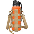 Miniatyrbild 5 av 5: Vattenflaskhållare med rem, packbar flasksele - Vattenflaska Crossbody Sleeve