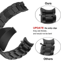 Miniatyrbillede 5 af 5: No Gap Nior Rem Til Galaxy Watch 4 Classic 46mm Urrem, Rustfri Stålrem Med Stærk Metalclips Udskiftningsrem Til Samsung Galaxy Watch4