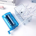 Miniatyrbilde 2 av 5: Manuell Makuleringsmaskin, A6 Bærbar Mini Manuell Papirkutter Egnet For Kontor Hjem Skole (rosa) blue
