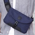 Pikkukuva 5 / 5: Vintage Canvas Messenger Bag Olkalaukku Navy blue