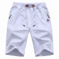 Miniatyrbillede 1 af 5: Herre Shorts Casual Sommer Shorts Med Lommer White 4XL