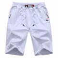 Pikkukuva 1 / 5: Miesten shortsit rennot kesäshortsit taskuilla White 4XL