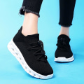 Miniatyrbillede 5 af 5: Dame Sneakers Letvægts Åndbare Gåsko Atletisk Mode Løbesko 787 BlackWhite EU 39