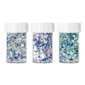 Miniatyrbild 1 av 5: Laser Flash Powder Patch Nail Flash Powder Block Holografisk Flash Med Olika Storlekar Och Former style4