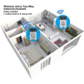 Miniatyrbillede 3 af 5: Smart Trådløs Stemmedørklokke, Tovejs Stemmeintercom Til Hjem Og Kontor Lang Distance Høj Og Tydelig Stemme Hjemmesikkerhed Nem Installation, Hvid
