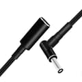 Miniatyrbillede 5 af 5: DC6.0x3.7mm Han til USB Type C PD Opladerkabel Strømkabel til USB C Enheder