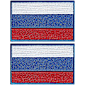 Miniatyrbillede 1 af 5: 2-pak Rusland Flag Patches, Rusland Flag, Broderede Patches, Russiske Flag, Militær Taktisk Patch Til Tøj, Hatte, Rygsække, Pride Dekorationer