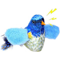 Miniatyrbild 1 av 5: Interaktiv kattleksak med fågel, kattfjäderleksaker – automatisk kattfågel, elektroniska kattleksaker för inomhuskatter, tristess, träning