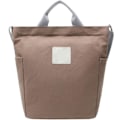 Miniatyrbillede 1 af 5: Dame Lærreds Tote Håndtasker Casual Skuldertaske Crossbody Daglig Arbejde Skoletaske brown