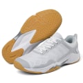 Miniatyrbild 4 av 5: Lätta sneakers för män och kvinnor, lämpliga för inomhusbanor, badminton 3Dw66 White EU 41