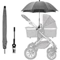 Universal Parasoll Solskjerm For Barnevogner Solskjerm Paraply Grey