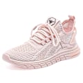Miniatyrbillede 1 af 4: Dame Sneakers Åndbare Flyvende Vævede Løbesko Fra7701 Pink EU 41