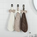 Miniatyrbillede 5 af 5: Håndklæder, Badehåndklæder Med Hængesløjfe, Mikrofiber Koralsoft Absorberende Håndklæde Til Køkken style 1