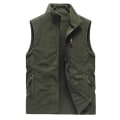 Miniatyrbillede 1 af 5: Mænds Veste, Fleece Veste Vindtæt Ærmeløs Jakke Veste Green M