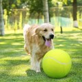 Miniatyrbilde 3 av 5: Kjempe Tennisball, 24cm Tannfri Leke For Store Kjæledyr Hunder Utendørs Strandsporter