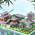 Miniatyrbilde 2 av 5: Kina De klassiske hagene i Suzhou Samling Berømt arkitektur Modell Byggekloss Sett (3930 stk) Mikro Mini Klosser Leker Gaver