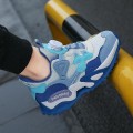 Miniatyrbilde 5 av 5: Basketballsko for gutter, høyt overdel, pustende sportsko, sklisikre, trendy sneakers 8952 Blue EU 37
