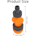 Miniatyrbillede 3 af 5: Hurtig Slangekoblingsadapter, 180 Graders Hurtigkobling Plast Vandhane Slangekobling Roterbar Adapter