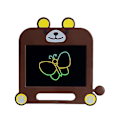 Pikkukuva 1 / 5: Pyyhittävä Uudelleenkäytettävä LCD-tabletti Joululahja H coffee style2