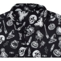 Miniatyrbilde 3 av 5: Herre Jul Halloween Langermet Knappeskjorte Casual Slim Fit Dress Skjorter Q5 S