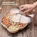 Miniatyrbillede 3 af 5: Opbevaringsboks til snacks, slikboks, serveringsbakke, snackboks, opbevaringsboks, med låg