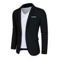 Pikkukuva 1 / 5: Miesten Slim Fit Bleiseri, Yksirivinen Yhdellä Napilla Black 2XL