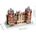 Miniatyrbillede 2 af 5: Byggeklodssæt, Verdensberømte Universitetsmodel Samlelegetøj, Mini Klodssæt Til Elskere, Gave Til Voksne Og Børn 4823 Dele