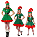 Miniatyrbild 2 av 5: Jultomte-dräkt, semestertomte-outfit, familjekläder Women 100cm