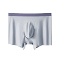 Miniatyrbild 1 av 4: Herrunderkläder Boxer Briefs, Bomullskomfort Mjuka Boxer Briefs För Män, Fukttransporterande Andas grey XL