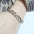 Miniatyrbillede 3 af 5: Retro Armbånd i Rustfrit Stål til Mænd Kædearmbånd Fødselsdags Smykkegave Gold