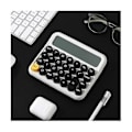 Miniatyrbillede 2 af 2: 12 Cifre Mekanisk S Lommeregner LCD Display Bordregner Knap Lommeregner G