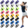 Miniatyrbillede 1 af 5: 24 stk. tennisracket greb tape, racket overgrebstape med skridsikker perforeret svedabsorberende