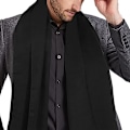 Miniatyrbilde 4 av 5: Skjerf for menn høst vinter varmt skjerf mykt dusk cashmere-følelse skjerf