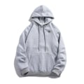 Miniatyrbilde 1 av 5: Oppvarmede USB-hettegensere for menn og kvinner med lomme, tykke, avslappede hettegensere Gray 2XL
