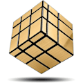 Miniatyrbilde 4 av 4: Holy Hand Cube 3x3 Speed Cube Golden Mirror Byggekloss Cube 3x3x3 Forskjellige Former Puslespill Cube Barn Voksen Leker