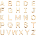 Miniatyrbillede 1 af 5: 26 Stilarter Alfabet Bogstav Perler 14K Guldbelagt A-Z Bogstav Charms Holdbare Store Bogstav Perler Messing Initial Charms Vedhæng til Meningsfuld Gave B