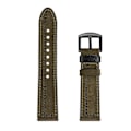 Pikkukuva 2 / 3: 22 mm Colorc -vaihtoranneke Galaxy Watch 4/4 Classic -kelloon, kaksivärinen aitoa nahkaa oleva ranneke, urheilullinen vaihtoranneke Samsung Galaxy Watch4 4 -kelloon