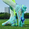 Miniatyrbillede 4 af 5: Herre Fodboldsko Spikes Fodboldsko Til Unge Ankelstøvler Atletisk Sneaker y303 Green EU 36