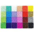 Pikkukuva 1 / 5: 24-osainen Monivärinen Leivontamaalihelmetsetti Lasisten Helmien Laatikko Helmet DIY-rannekoruihin ja Kaulakoruihin about 4000pcs 4mm beads