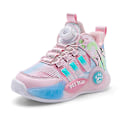 Miniatyrbild 1 av 5: Pojkar Basketbollskor Hög Ovandel Andas Sport Skor Anti Slip Mode Sneakers 3F299 Pink EU 32
