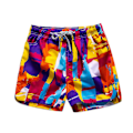 Pikkukuva 1 / 5: Kesän ulkoilu rantashortsit hengittävät nopeasti kuivuvat uimahousut naisille ja miehille XL Multicolored Female