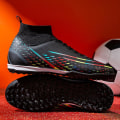 Miniatyrbillede 4 af 5: Herre Fodboldsko Pigge Fodboldsko Til Unge Ankelstøvler Atletisk Sneaker 601 Black EU 44