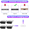 Pikkukuva 3 / 5: 4 kpl pölysuojia, USB Type C -pölysuojia, Type C -pölysuojatulppa useimpiin älypuhelimiin ja Micro USB Android -malleihin